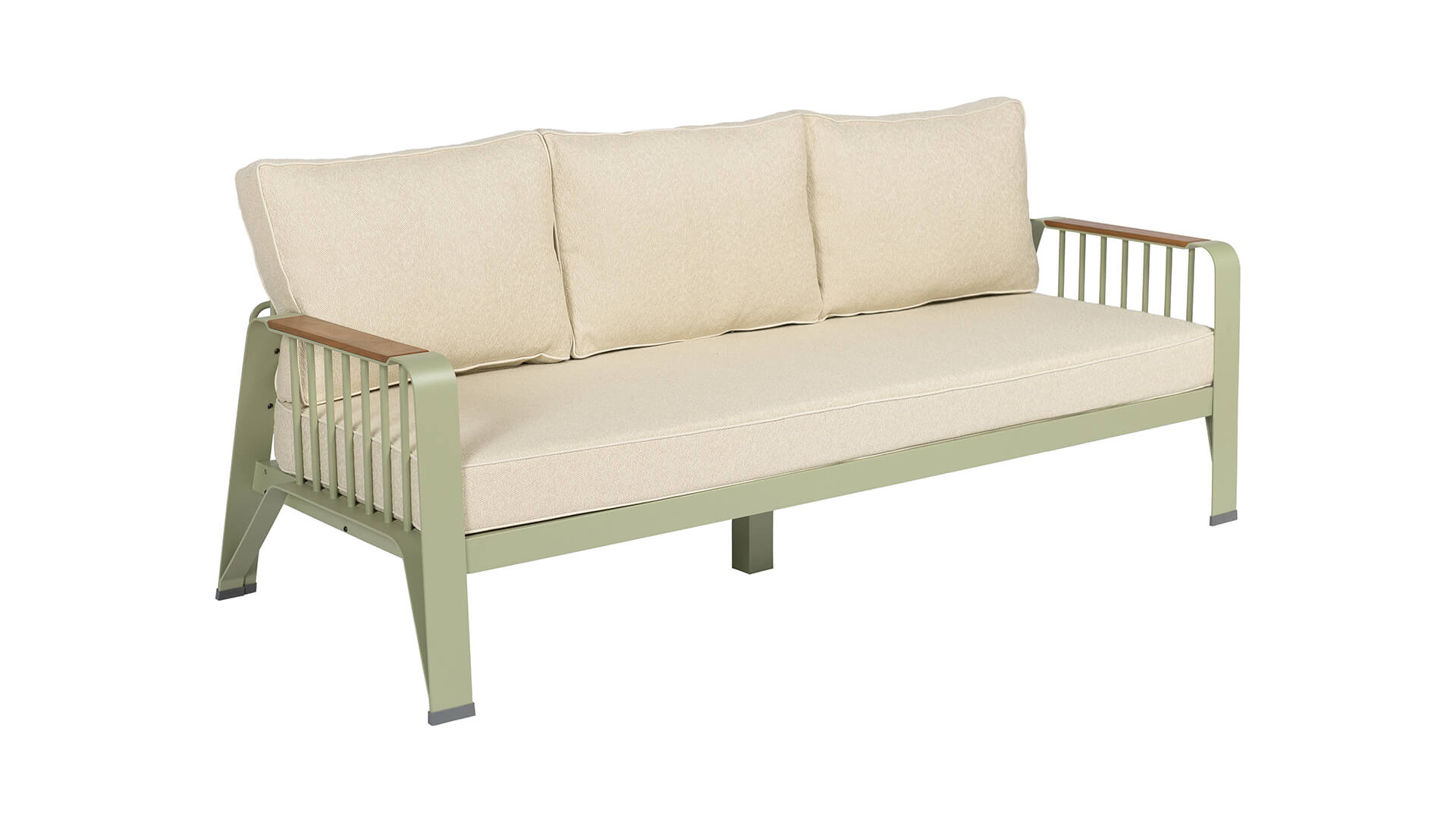 Záhradná sedacia súprava OCEANIC SOFA set 3+1+1 zelená