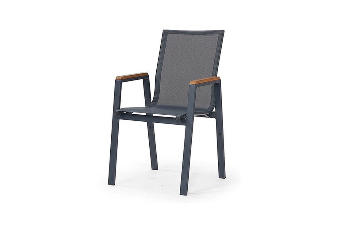 Záhradná stolička DENVER CHAIR antracit