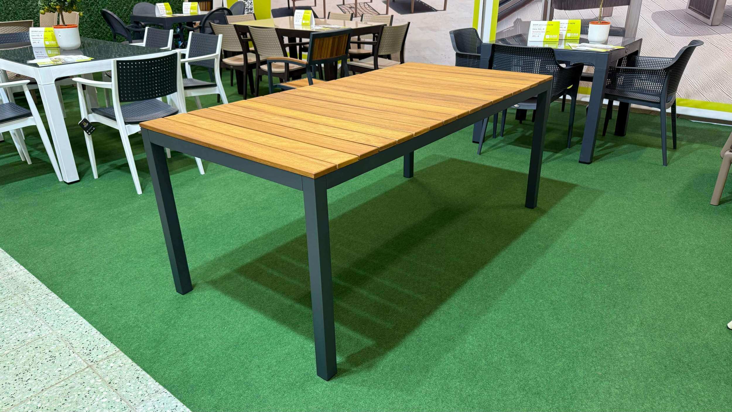 Záhradný stôl PALMA TABLE 90/160 antracit